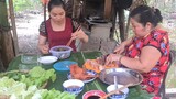 Món Ngon Ngày Tết Lỗ Tai Heo Khìa Nước Dừa Ăn Kèm Dưa Leo Chuột Muối Chua | TKQ & Family T894