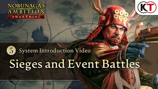 NOBUNAGA'S AMBITION: Awakening - System Introduction Video [Sieges and Event Battles]