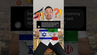 Iran nyerang Israel? Bisa jadi PERANG DUNIA ke 3 gak nih? #shorts