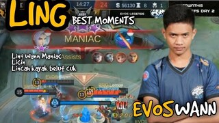 MOMEN TERBAIK LING EVOS WANN vs RRQ HOSHI MATCH 1 - PlayOffs Mpl id S5
