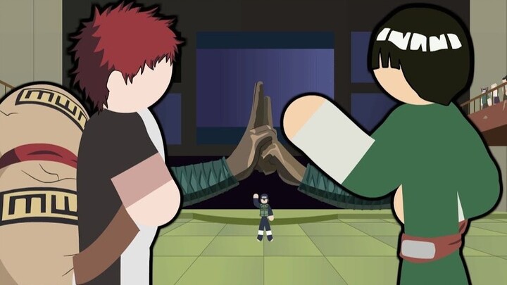 [Hoạt hình Stickman] Rock Lee đấu với Gaara