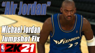 Michael Jordan OLD Jumpshot Fix NBA2K21 with Side-by-Side Comparison