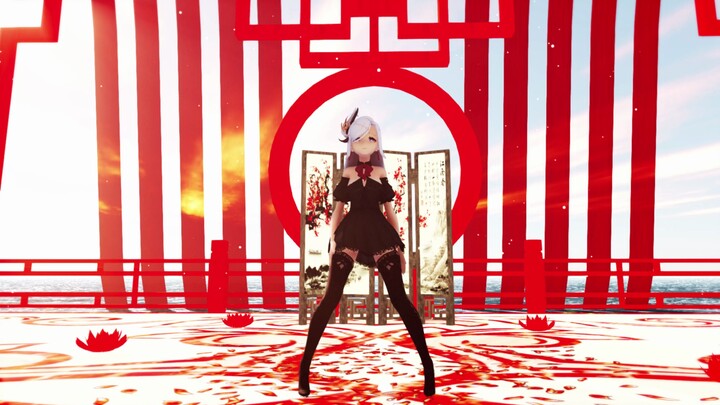 The black silk Shenhe dancing to the Pure Land is so cool! !