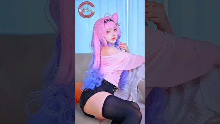 Denia Cute Outfit ❤️ Wuthering Waves Cosplay #shorts