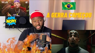 CALVIN | Reação - Filipe Ret - War | MELHOR ALBUM DO ANO | GRINGO REAGINDO 🇧🇷🇧🇷🇧🇷🔥