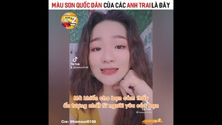 Màu son quốc dân của các anh con trai