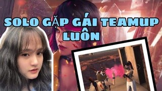 [Free Fire] ĐI SOLO LEO RANK GẶP BẠN GÁI TEAM UP DỄ THƯƠNG NÈ