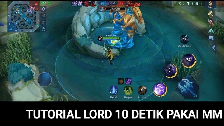 tutorial lord 10 detik pakai mm