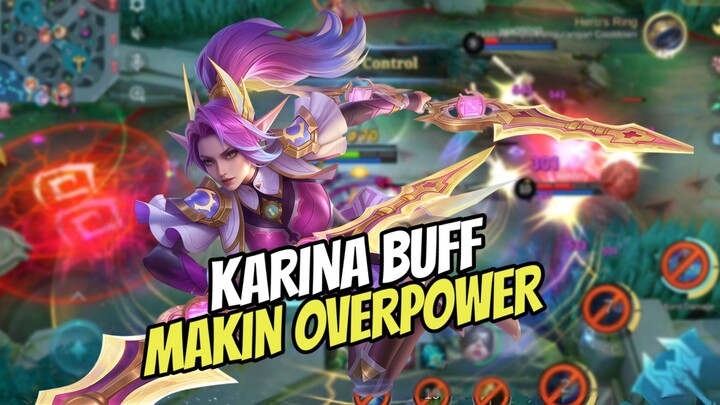 Karina di Buff Mengerikan 🥶 Mobile Legends