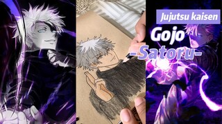 Menggambar Gojo Satoru || Jujutsu Kaisen