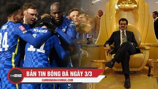 Bản tin Bóng Đá ngày 3/3 | Song sát Lukaku-Werner giúp Chelsea vào tứ kết; Hé lộ chủ mới của Chelsea