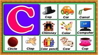 Words From C｜Vocabulary Words｜Early Childhood Education｜ABC Flashcards