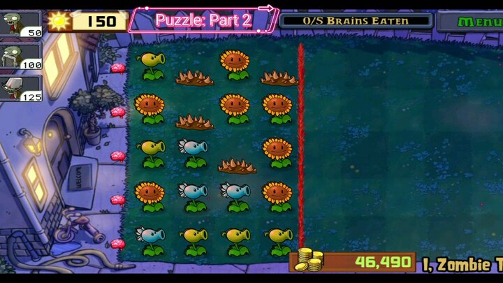 Plants Vs Zombies Puzzle: Part 2