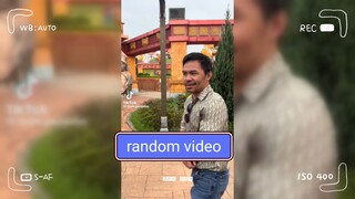 random video in tiktok