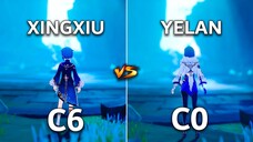 C0 Yelan vs C6 Xingqiu!! who is the best Sub-DPS?? | Genshin Impact |