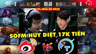 [LPL 2022] Highlight WBG vs TT Full: SofM hủy diệt 17k tiền | Weibo Gaming vs ThunderTalk Gaming