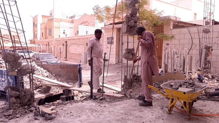 Pakistani labour work in jeddah