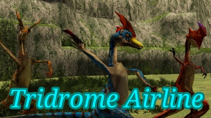 [MMD/Blender] Tridrome Airline