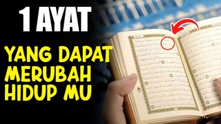 1 ayat yang bisa merubah hidup YT