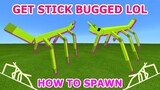 Get STICK BUGGED in Minecraft LOL | How To Spawn Stick Bug