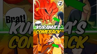 Kurama is BACK ?😧|| #shorts #naruto