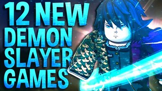 Top 12 Best Roblox Demon Slayer Games that are NEW !
