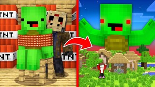 Mikey is KIDNAPPED, NOW HE WILL KILL JJ in Minecraft Maizen