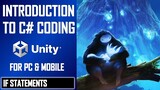 INTRO TO C# CODING IN UNITY ★ IF STATEMENTS ★ JIMMY VEGAS TUTORIAL