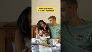 She wanted K-Drama Romance 🤷‍♂️😂❤️ #funny #couple #kdrama #ericandmani