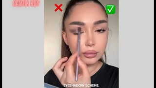 Eyeshadow scheme.