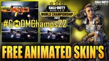 Season 3 *FREE* Animated Skin's Cod Mobile || CODM Championship 2022 Rewards || Codm Champs 2