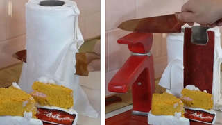 วิดีโอตัดเค้กที่น่าพอใจ ทักษะการตกแต่งเค้กแบบเอเชียสุดยอด