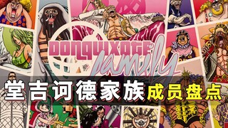 One Piece: Don Quixote Family Members: Doflamingo's Underground Broker Organization