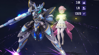 Konser kizuna ai di mecha city #SUPER_MECHA_CHAMPIONS