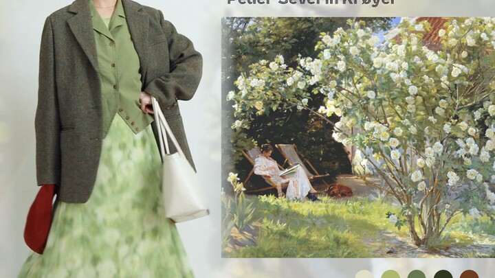 [Experiment Fashion Artistik] Fragmen Lembut Pelukis Denmark Købke | Mengabadikan Waktu dalam Setiap