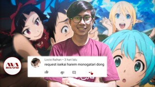 anime isekai harem terbaik sepanjang masa