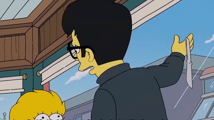 [The Simpsons Season 34 Episode 9] A famous technology giant went to the moon to woo the girl, why d