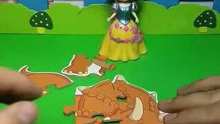 Funny animated short film_Children, come and help Snow White complete the puzzle