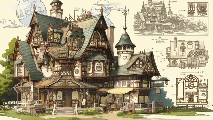 AI pic: Fusha's sketch of the Elf Dabieye design
