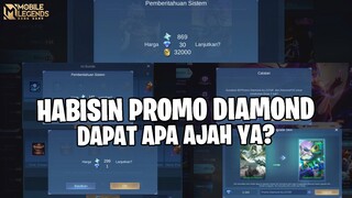 MARI KITA HABISKAN PROMO DIAMOND - BISA DAPAT APA SAJAH YA? MOBILE LEGENDS