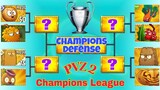 PVZ2 Champions League part 7 | Đi tìm vô địch hệ phòng thủ - MK Kids