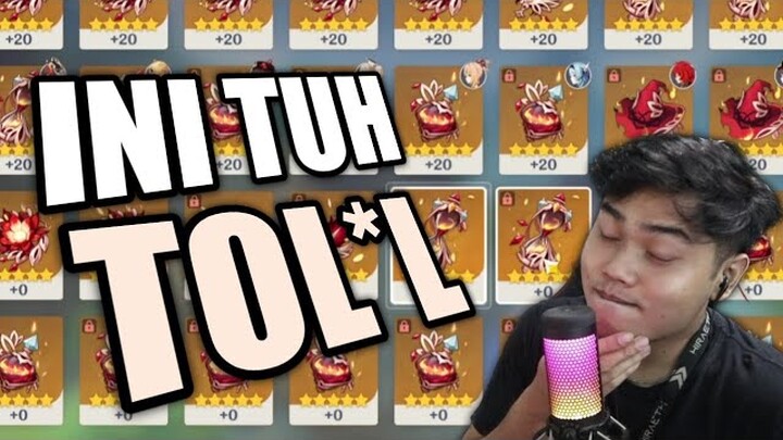 TRICK GACHA ARTEFAK ITU PEMBODOHAN :) - GENSHIN IMPACT INDONESIA