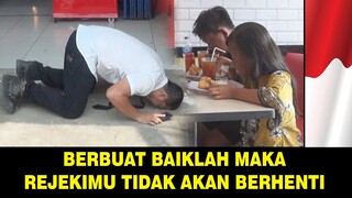 Ketika kebaikan kita di balas Allah dengan rejeki yang berlipat ganda.