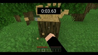 minecraft speedrun door oak