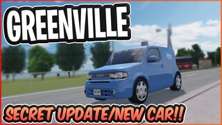 SECRET UPDATE/NEW CAR!! || Greenville ROBLOX