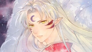 I can take over Seshomaru's beauty. I can do it. I can do it!