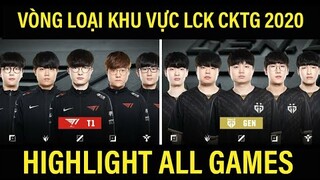 T1 vs GEN Highlight All Games LCK Worlds Qualifier FINAL Summer 2020 | T1 vs Gen G