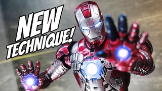 NEW TECHNIQUE! RUSH WORK! ZD TOYS IRON MAN MARK 5 BATTLE DAMAGE - RALPH CIFRA - MARVEL - AVENGERS