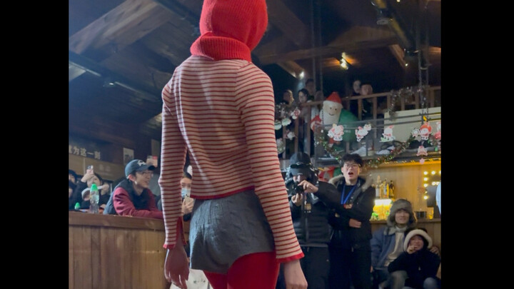 It’s Chinese New Year—when I hit the street dance competition in my red thermal underwear!