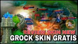 [TA] SKIN GROCK DARI LUCKY DRAW NEW - GRATIS - REVIEW SKIN GROCK!!